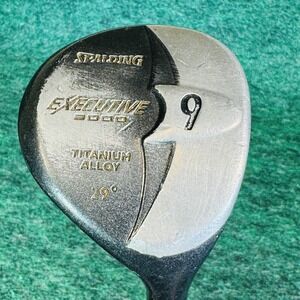 Vintage Spalding Executive 2000 9 29° Fairway Wood Mens RH CyberFlex Black USA